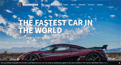 Desktop Screenshot of koenigsegg.com